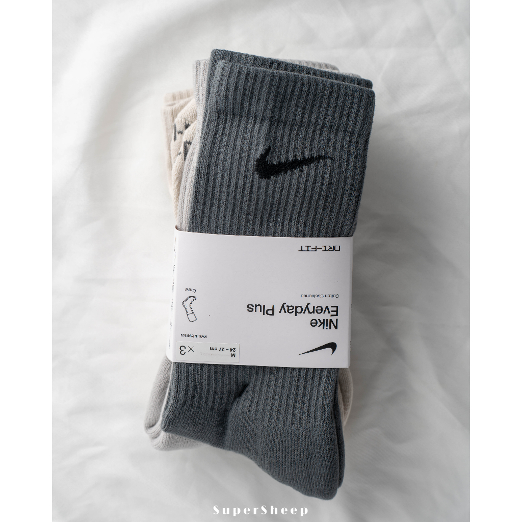 Nike Everyday 基本款  Logo 長襪 小腿襪 厚款 莫蘭迪色 SX6888-991