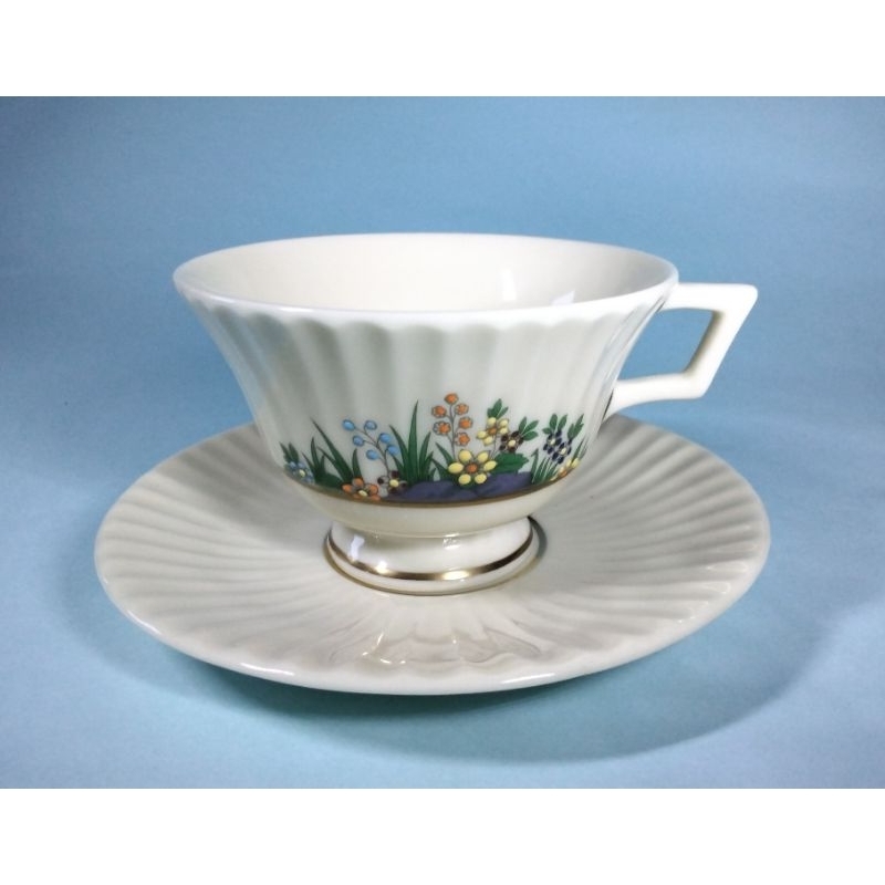美國LENOX百年傳承白宮御用餐瓷品牌/唯美花園茶杯組