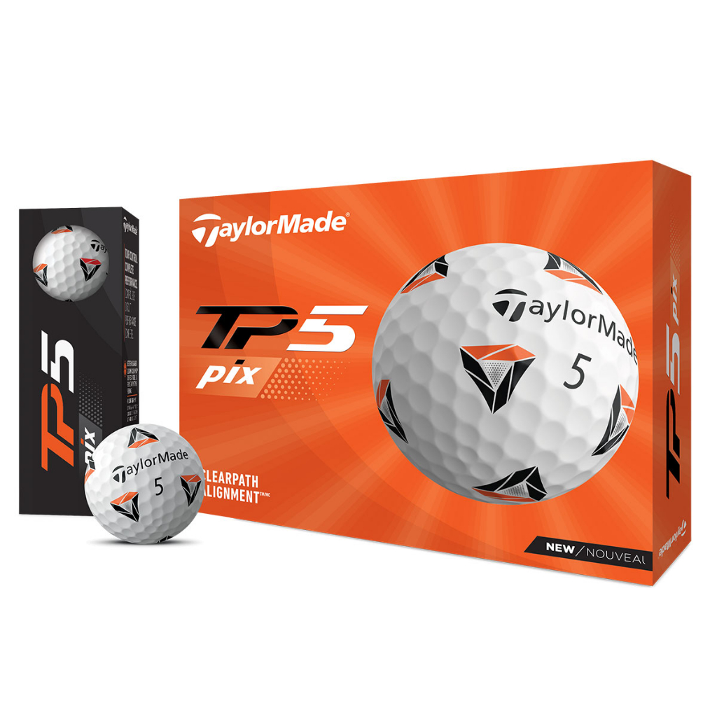 精英高爾夫~TaylorMade TP5 pix / TP5x pix Balls 高爾夫球 五層球 '21(含運價)