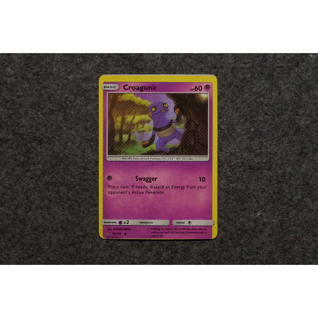 美版寶可夢Pokemon TCG Croagunk