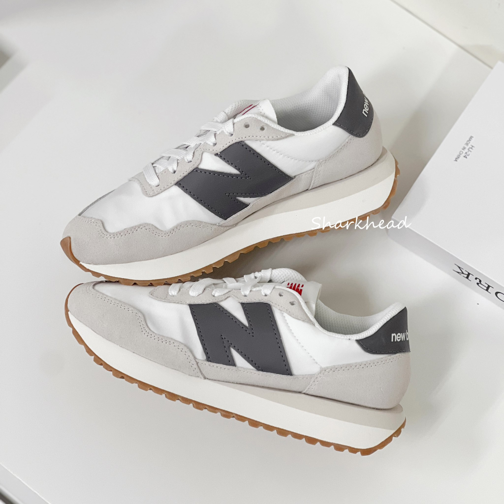 【Sharkhead】現貨 New Balance 237 白灰 元祖灰 灰 深灰 白 米白 淺灰 麂皮 MS237CT