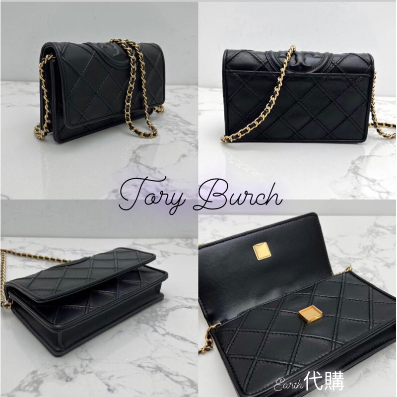 美國🇺🇸Tory Burch TB Fleming WOC 菱格/鏈條包