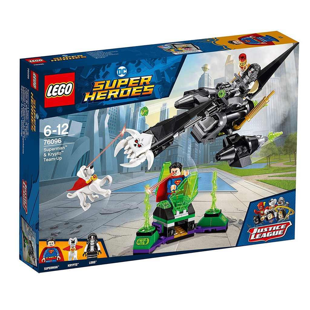 正版樂高現貨LEGO超級英雄系列盒組76096超人與氪普托的協力作戰6858蝙蝠俠與貓女