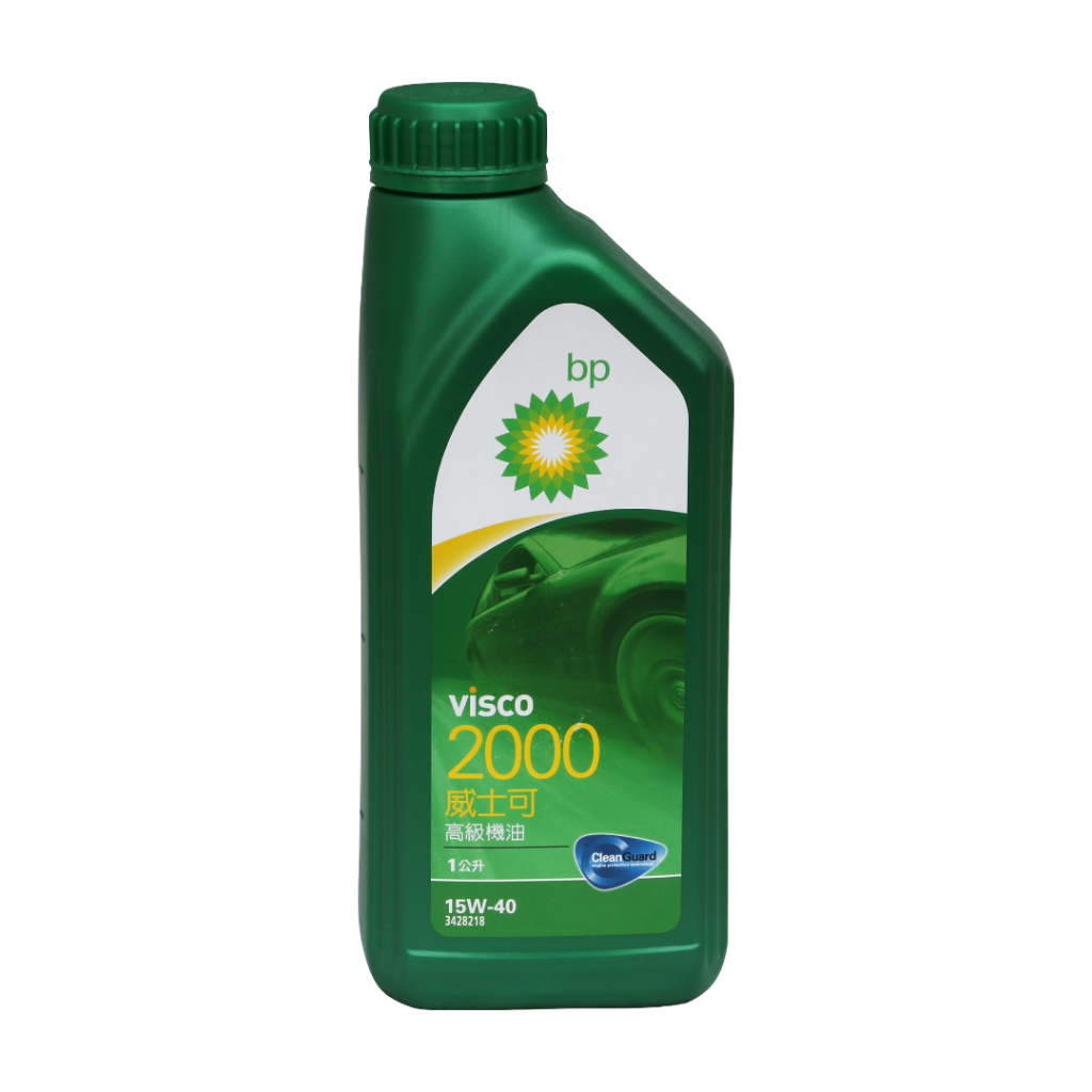 BP 高效率複級機油 VISCO 2000 15W-40 (1L*6入/箱)【亞拉旗艦館】