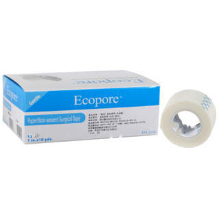 Ecopore透氣膠帶 白色 膚色0.5吋 1吋 醫療用黏性膠帶 醫用膠帶 醫療透氣膠帶 傷口膠帶 醫療膠帶 白色膠帶