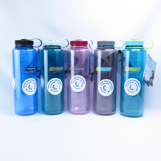 Nalgene 美國專業水壺 寬嘴水壺 1500cc Tritan瓶身 20200148 煙霧灰 送水瓶刷