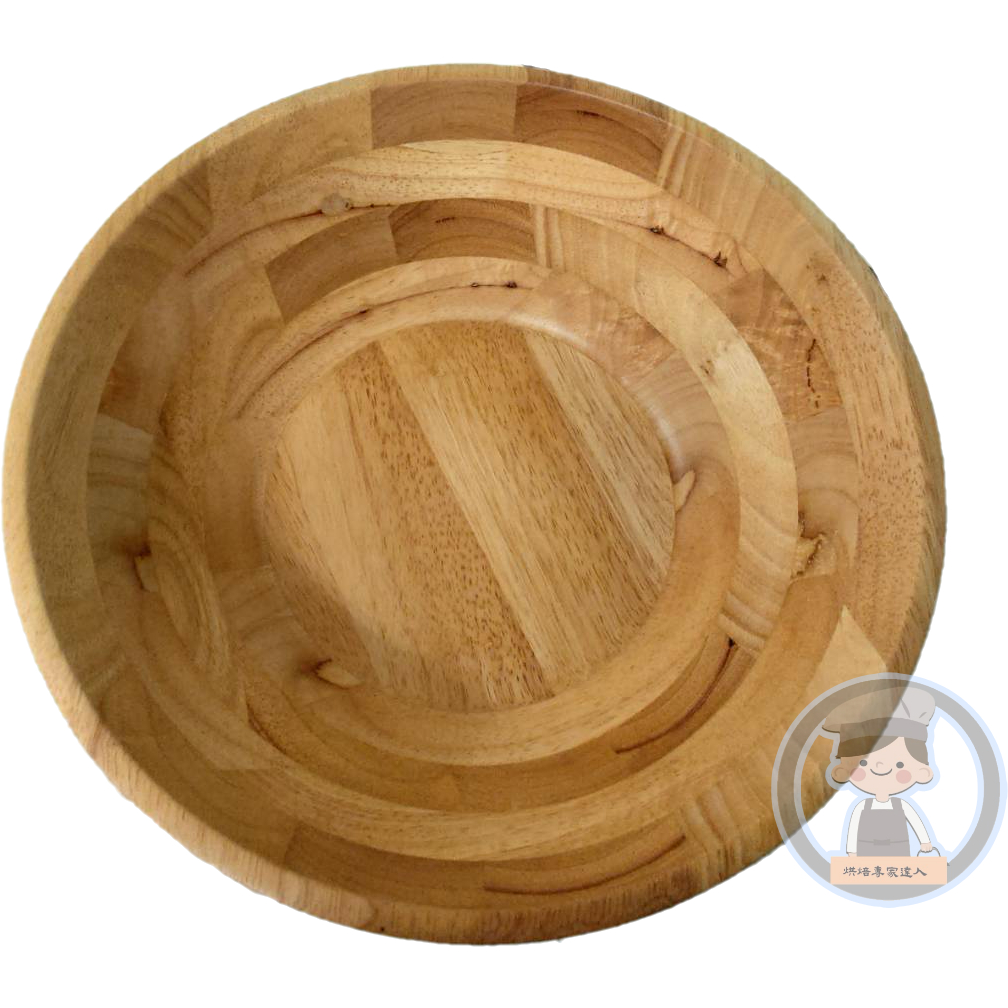 《烘焙專家達人》CB12(約300x100mm) 木碗 沙拉碗 木製品 木缽