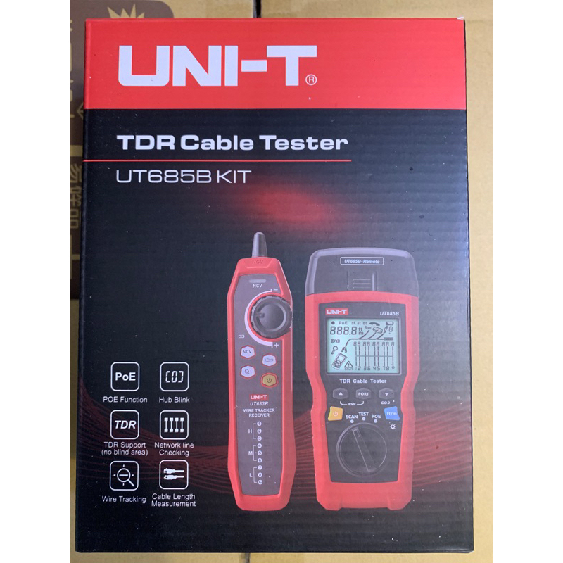 ［全新］UNI-T UT685B PoE測試器 / 網路測試器