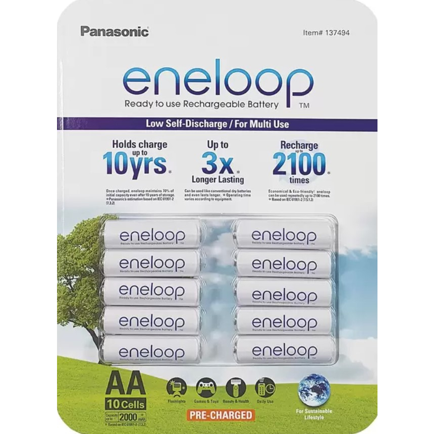 【好市多現貨】Panasonic Eneloop 3號充電電池 10入【COSTCO代購】