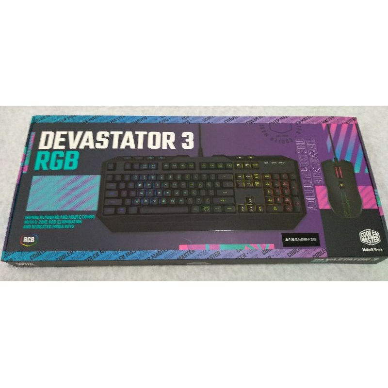 酷碼 DEVASTATOR 3 RGB 有線鍵盤滑鼠組
