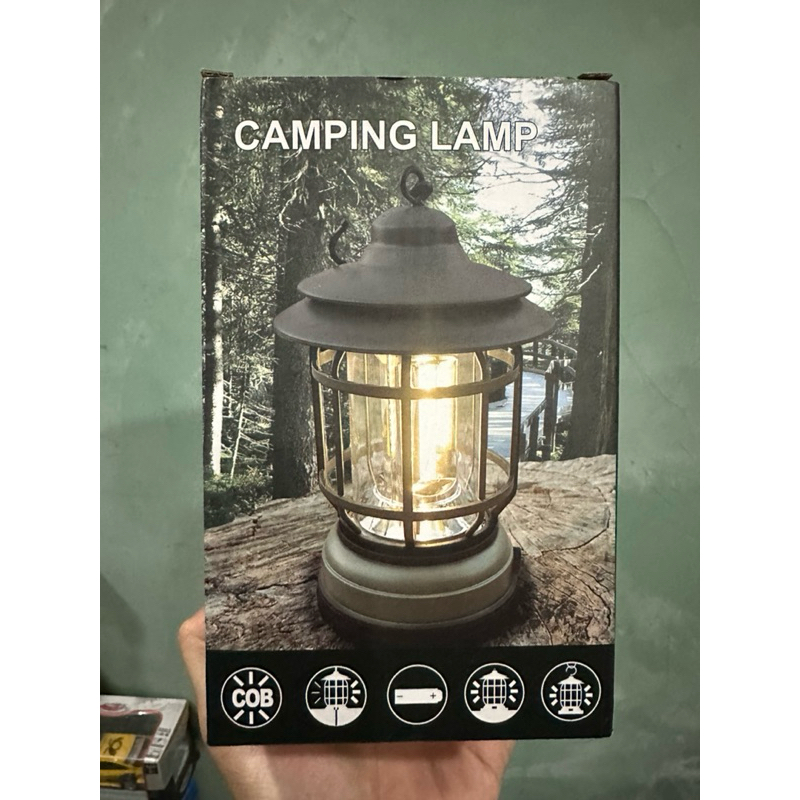 LED 復古露營燈 可調光 黃光 USB充電 露營燈 野營燈 18650 帳篷燈 照明燈 復古提燈