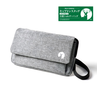 🍓寶貝日雜包🍓日本雜誌附錄 戶外露營 鹿牌 CAPTAIN STAG岩灰斜背包 肩背包 錢包 單肩包 側背包