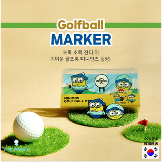 【Minions 小小兵 高爾夫帽夾 Ball marker set 】高爾夫球 下場用品