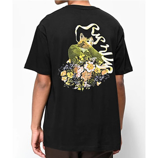 RIPNDIP FLOWER BURST TEE 爆炸花 黑色 短袖T恤 中指貓 台灣總代理-ALL