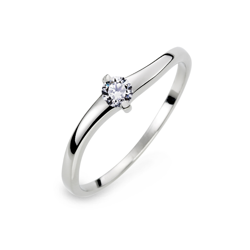 【IR】美鑽成熟知性簡單時尚淑女戒 西德鋼