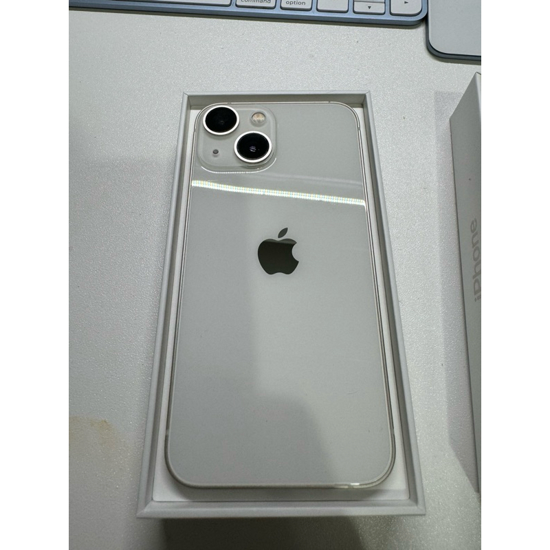 二手iPhone 13 mini 128G 白色（附二手原廠透明殼）