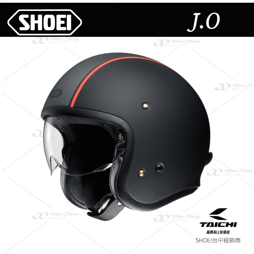 SHOEI JO J.O 3/4罩 安全帽 復古帽 彩繪 CARBURETTOR TC-8 -【萬勝騎士裝備】