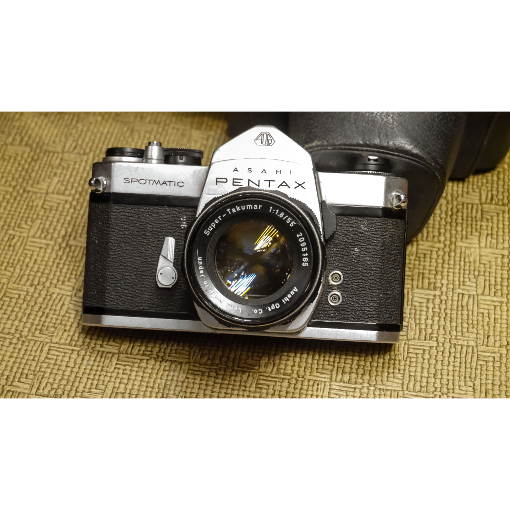 (一機一鏡) pentax SP 機械單眼相機 super-takumar 55mm f1.8 大光圈 人像鏡 底片相機