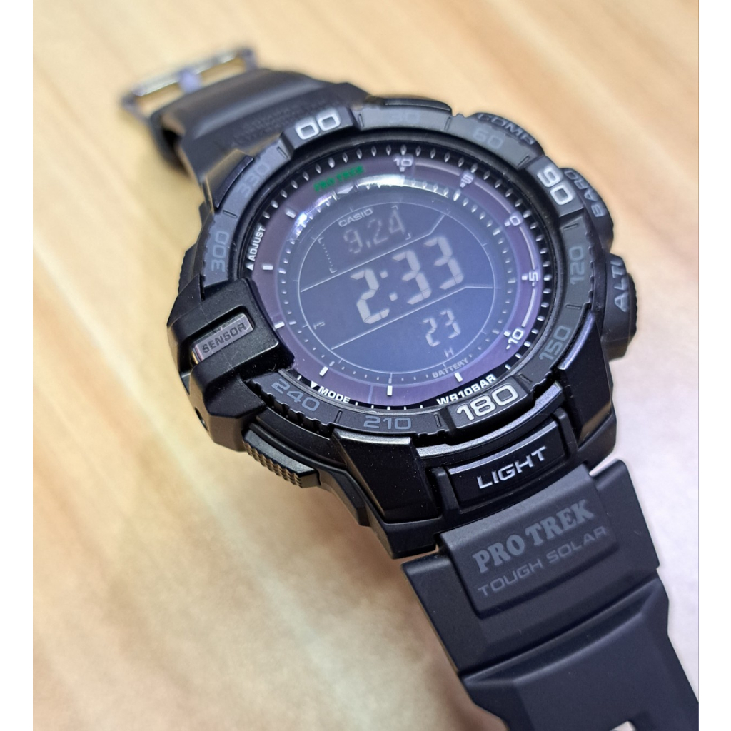 [精選二手錶]卡西歐CASIO PRO TREK PRG-270反顯螢幕 登山電子錶~九成新