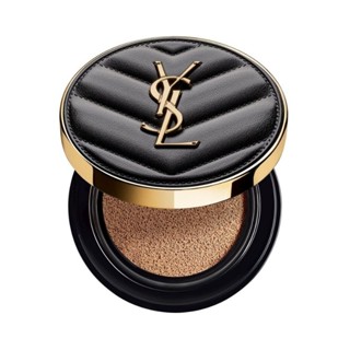 YSL 恆久完美霧光氣墊粉餅蕊+粉盒+粉撲贈紙袋+緞帶專櫃公司貨儲存期限2027年4月 蝦皮代開發票 伊夫.聖羅蘭
