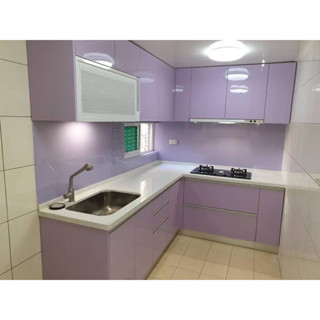 L型上+下櫃系統廚具