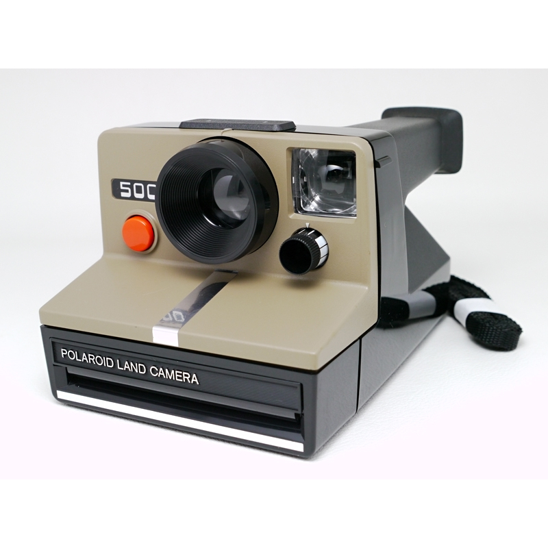 已測試 POLAROID 500 淺褐色 拍立得相機 寶麗來相機 復古原創 從日本發貨 漂亮的 二手物品