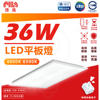 🌟LS🌟 PILA 沛亮 LED 36W 白光 全電壓 超薄 平板燈 光板燈 輕鋼架燈 RC3665
