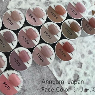 🇹🇼現貨🚀 Annuum FC01-FC20 合格中標 美膚色系列 罐裝色膠 日本美甲