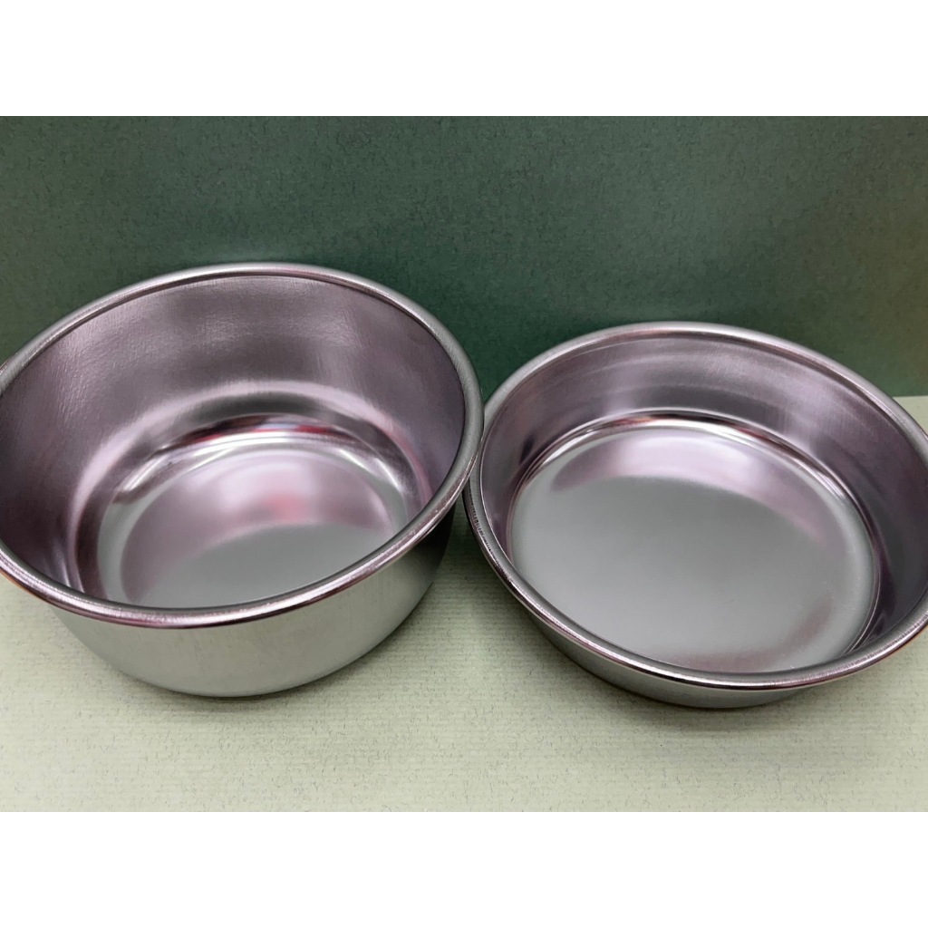 白鐵寵物碗 3號碗 碗/碗架 寵物碗 水碗 飼料碗 鐵碗 深碗/淺碗