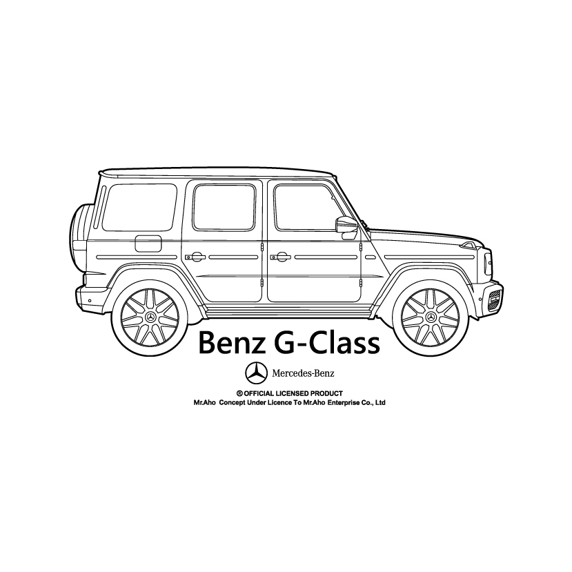 【Nika 設計師T恤】m-13-Benz G Class-T恤-短袖