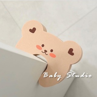 Baby Studio✨韓式ins防夾兒童門卡通小熊寶寶安全門擋防關門神器臥室防撞門 #D09-001