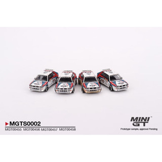(竹北卡谷)現貨 Mini GT 1/64 MGTS0002Lancia Delta HF 蒙地卡羅 四車組 全球限量