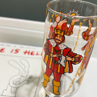 1970s Burger King 漢堡王 玻璃杯 生活居家 日用品 老物收藏擺飾