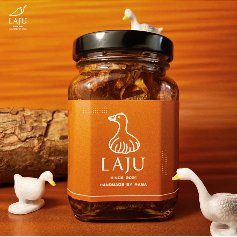 ［補充包賣場］LAJU 辣椒媽媽 純天然手工鵝油蔥酥 /手炒蒜味辣椒 Lajumama