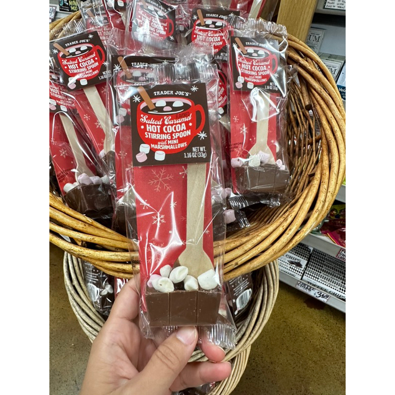 【Star代購】Trader Joe’s Hot Chocolate 棉花糖巧克力 熱可可攪拌棒 巧克力棒 熱巧克力