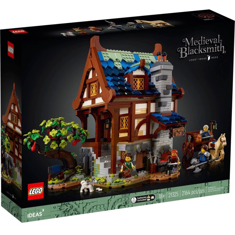 ［轉帳黑貓免運］LEGO 21325 Medieval Blacksmith 鐵匠屋現貨