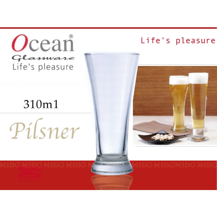 Ocean Pilsner 美式啤酒杯/玻璃杯 310ml