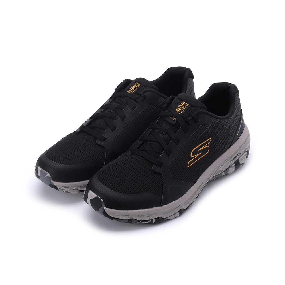 SKECHERS GO RUN TRAIL ALTITUDE 防潑水綁帶運動鞋 黑 220915BKGY 男鞋