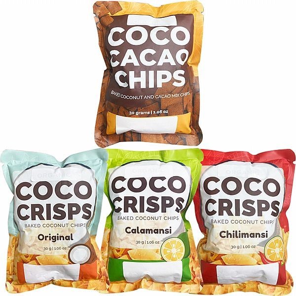 菲律賓 COCO CRISPS／CACAO-CHIPS 烤椰子脆片(30g) 款式可選【小三美日】 DS017224