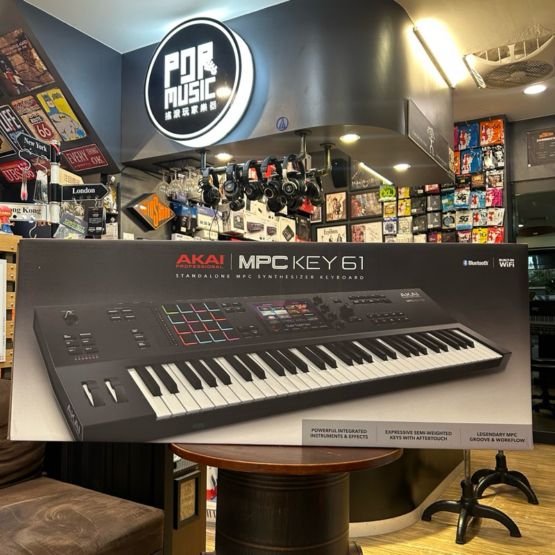 【搖滾玩家樂器】全新公司貨免運 Akai MPC KEY 61鍵 MIDI鍵盤  現場演出 錄音 編曲 midi