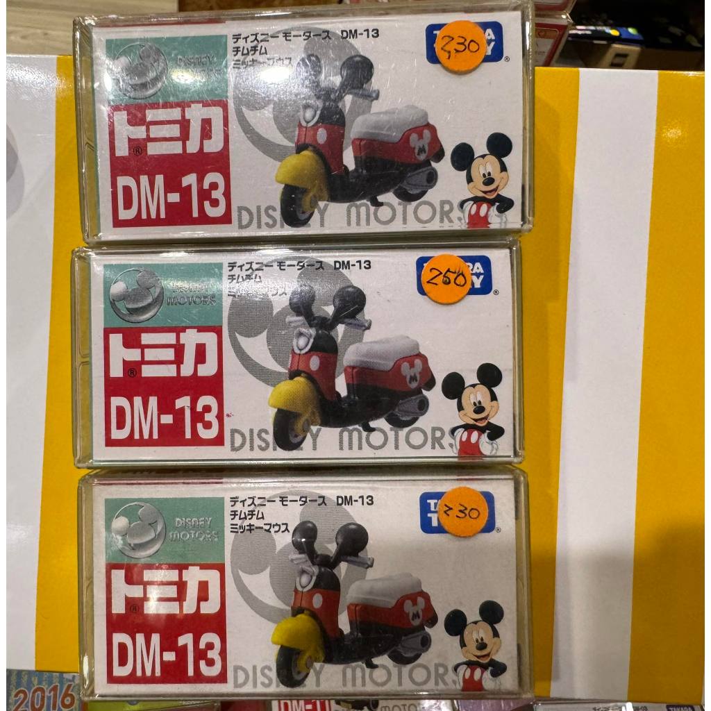 Tomica Disney 迪士尼 DM-13 夢幻米奇紅色摩托車 機車