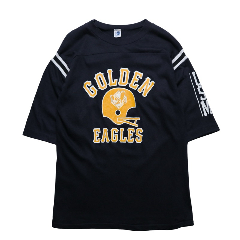 「富士鳥」古著 70-80s 美國製 Golden Eagles 美式足球T-Shirt