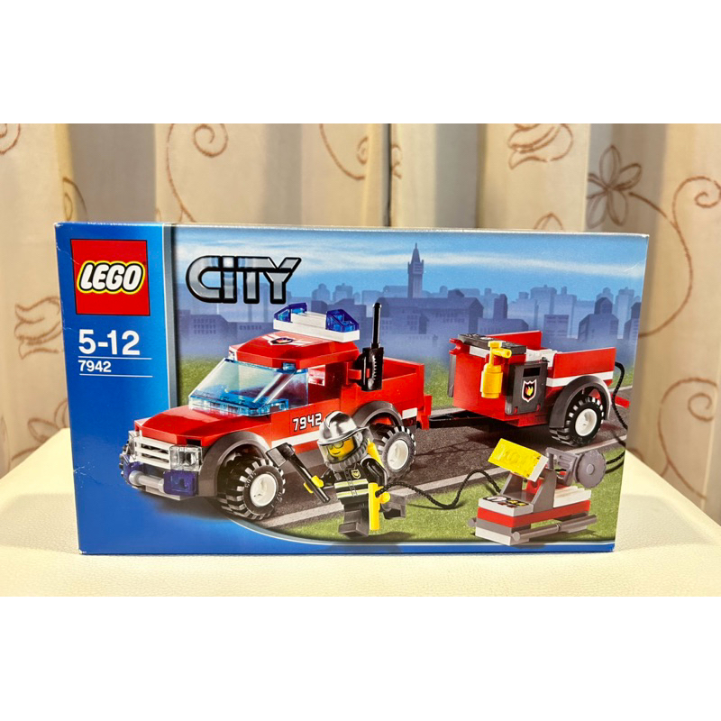 LEGO 樂高 7942 救火 消防車 2006年 全新未拆 盒況很好