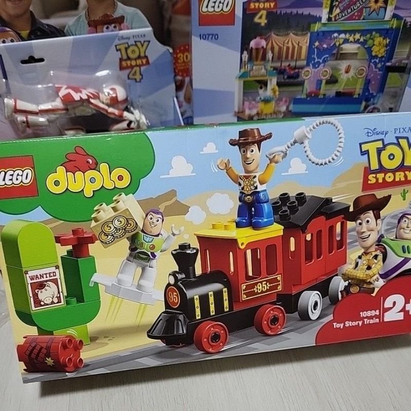 玩具總動員 toy story 樂高 10894 duplo 得寶 胡迪 巴斯 火車