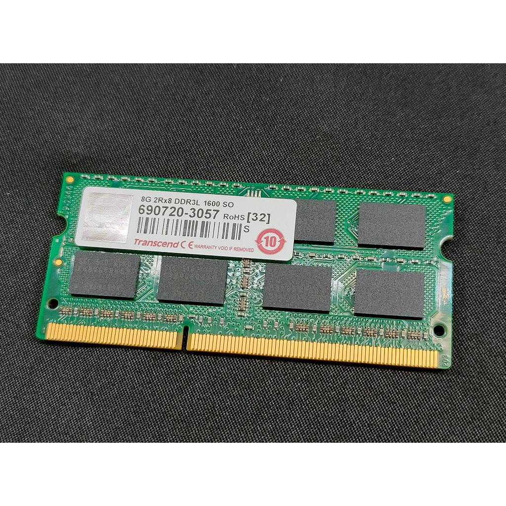 終身保固 創見 Transcend DDR3 DDR3L 低電壓 8G 8GB 1600 12800 雙面 筆電 記憶體