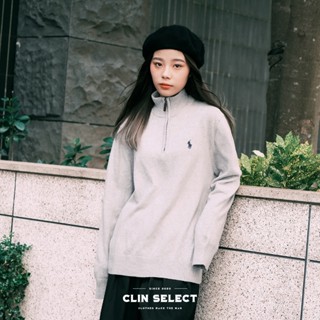 西林 CLIN｜古著｜Polo Ralph Lauren 半拉鍊毛衣賣場 古著 秋冬 素色 長袖