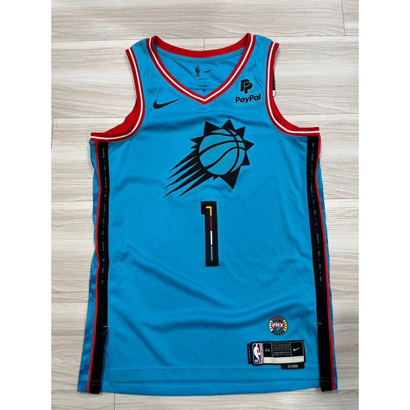 NBA球衣 DEVIN BOOKER 太陽城市 款Nike Swingman SW  尺寸M  全新含吊牌