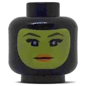 【樂高大補帖】LEGO 樂高 黑色 Misako臉【6211487/3626cpb2021/706029/70632】