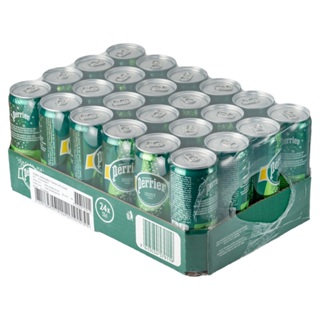 【Perrier】氣泡礦泉水鋁罐(330ml×24 入×箱)《泡泡生活》