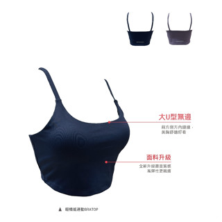 SOFO 運動內衣 BraTop 細肩內衣 / 臺灣製造 輕機能 Sports Bra / 霧藍色 薰衣草